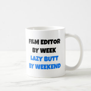 Mug Éditeur de film par Week Lazy Butt par Weekend