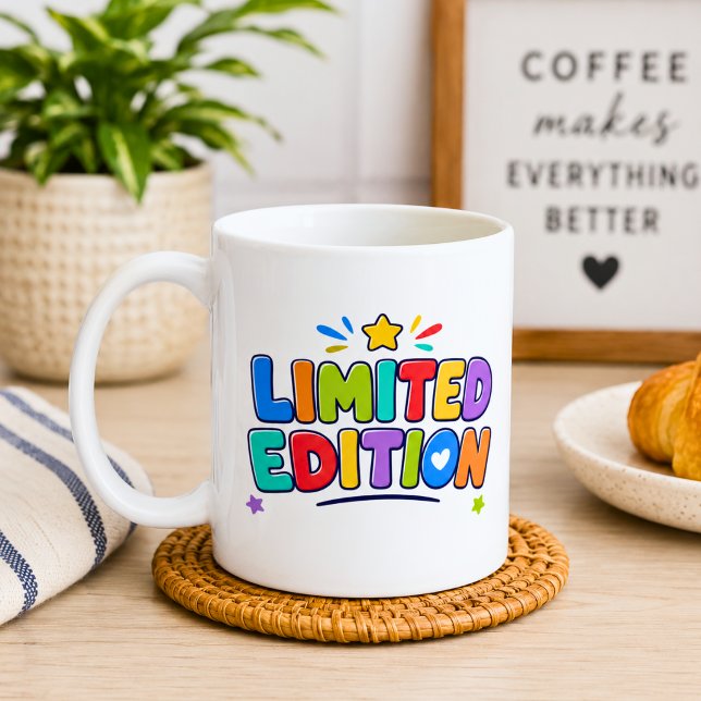 Mug Édition Limitée Colorée  (Créateur téléchargé)