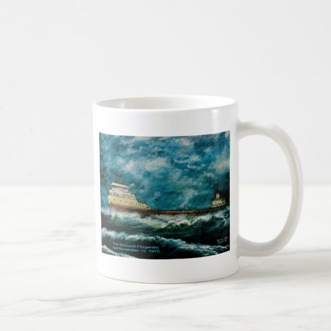 Mug Edmund Fitsgerald 1996 avec le texte (Droite)