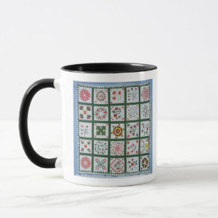 Mug Édredon d'album avec des fleurs de saison, 1844