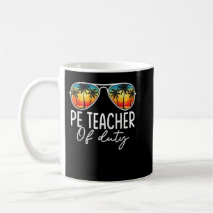 Mug Éducation physique PE Enseignant hors service Été 