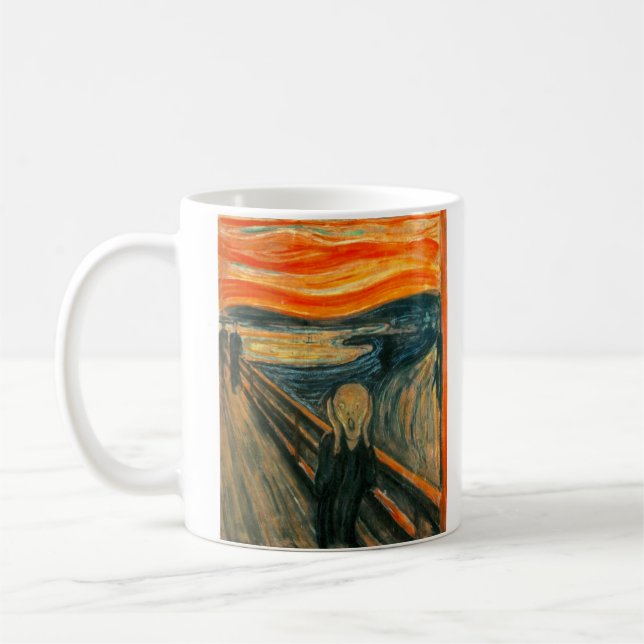 Mug EDVARD MUNCH - le cri perçant 1893 (Gauche)
