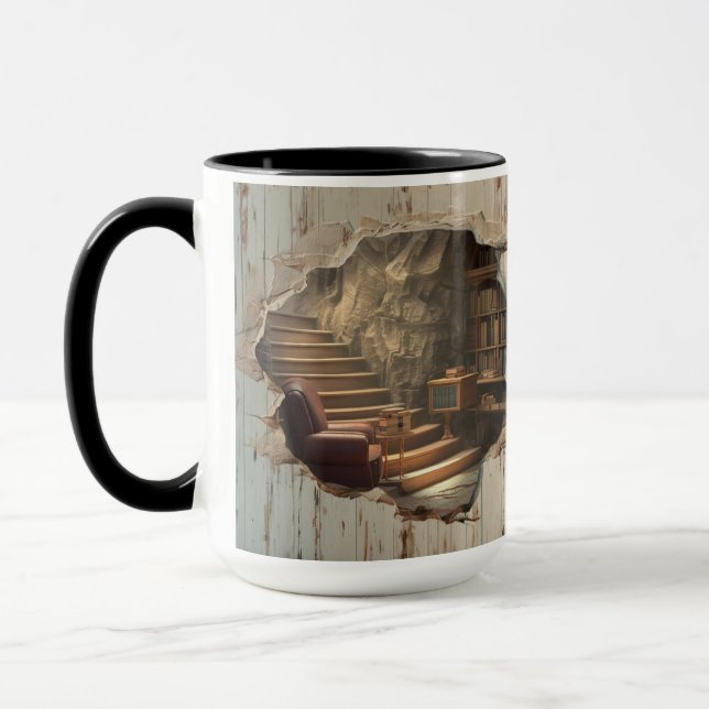 Mug Effet 3D Boug. étagère cachée (Gauche)