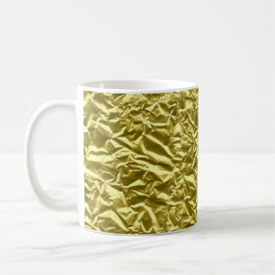 Mug Effet de feuille d'or personnalisé
