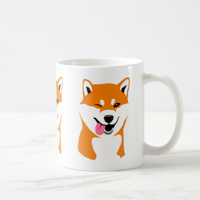 Mug Effiloche Shiba inu Guiño. (Droite)