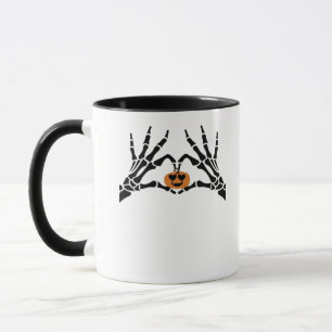 Mug Éffrayante main coeur classique