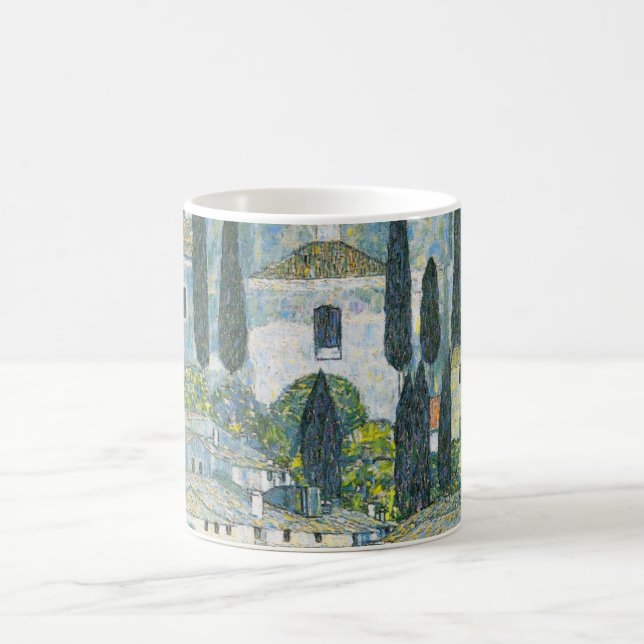 Mug Église (Kirche) à Cassone par Gustav Klimt (Centre)