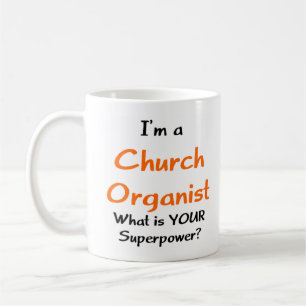 Mug église organiste
