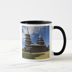 Mug Église orthodoxe russe traditionnelle en bois