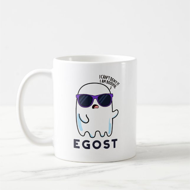 Mug Egost Funny Halloween Ego Ghost Pun (Gauche)