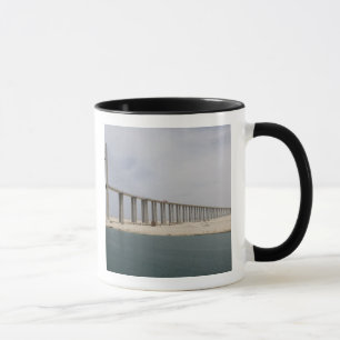 Mug Égypte, canal de Suez. Pont de la Paix alias Paix