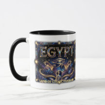 Egyptian Eye of Horus Cosmic Pyramid Art