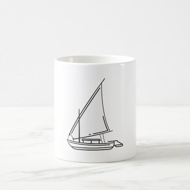 Mug égyptien, Pyramides, nid (Centre)
