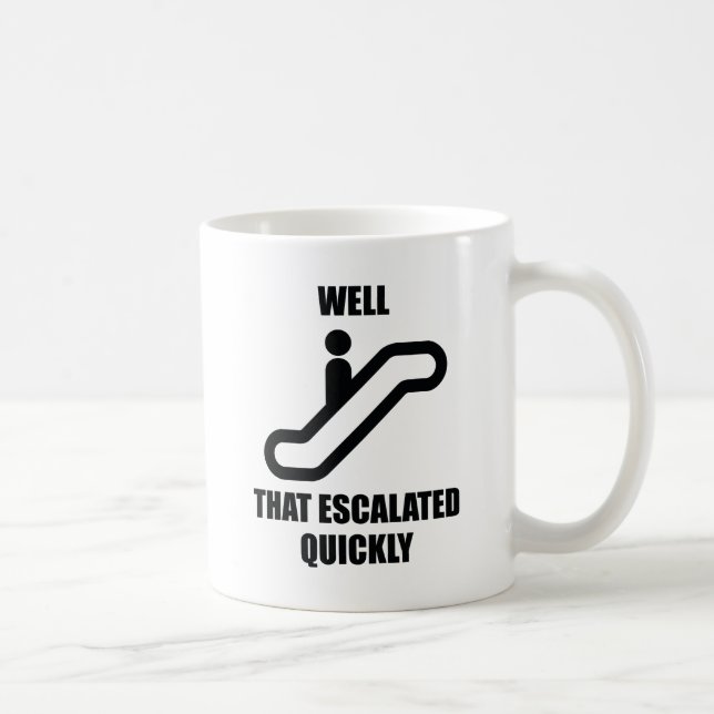 Mug Eh Bien, Cela A Rapidement Augmenté (Droite)
