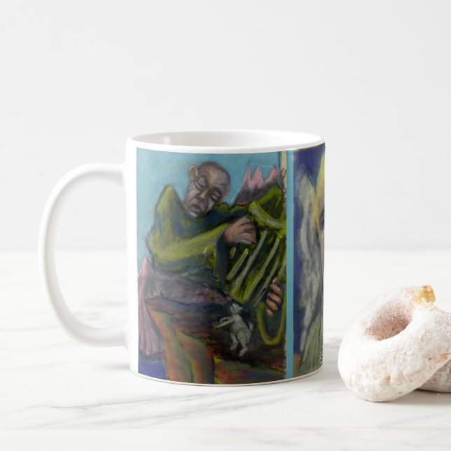 Mug ejgoldguru - Pastel - Trois Angelenos (Avec donut)