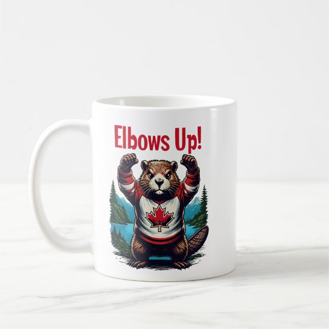 Mug Elbows Up Canada (Gauche)