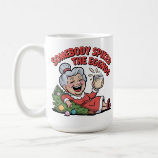 MUG ELDERY LADY FALLS OVER CHRISTMAS 
