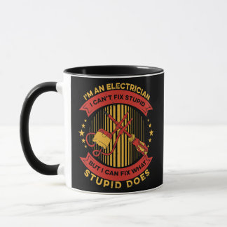 Mug Electrician Electrical Crafsman stupide 