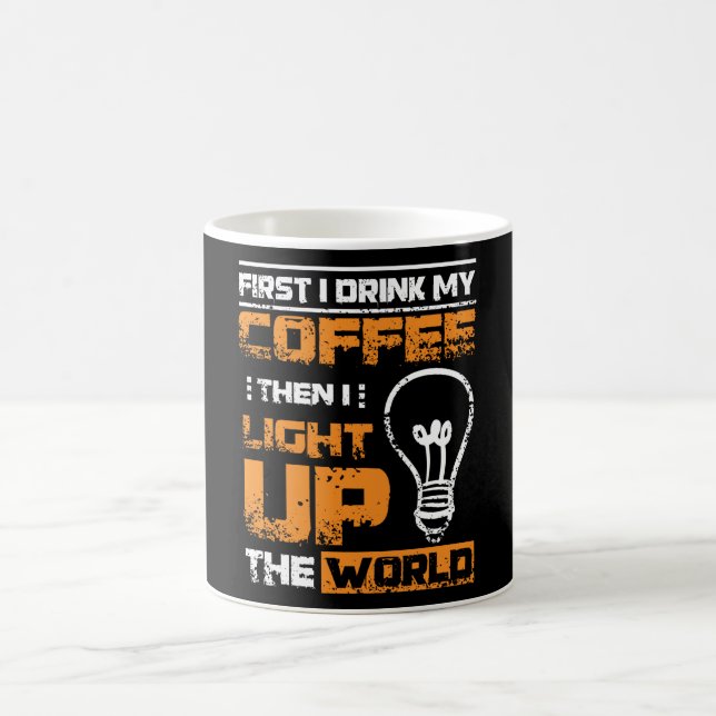 Mug Électricien de café (Centre)