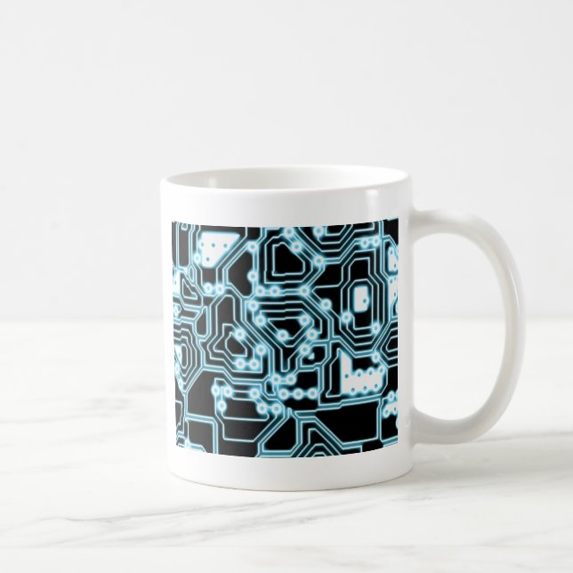 Mug ElecTRON - Bleu / Noir (Droite)