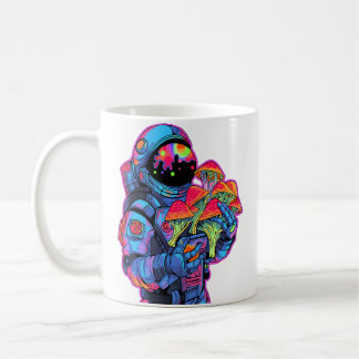Mug Electronic Music Trippy Astronaut Mushroom Art Edm