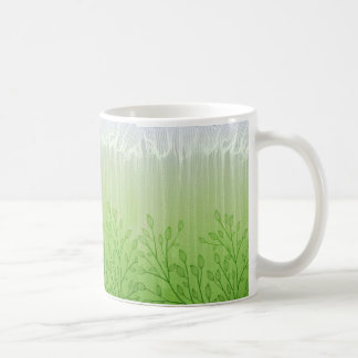 Mug Élégance à feuillage persistant : Style feuille un