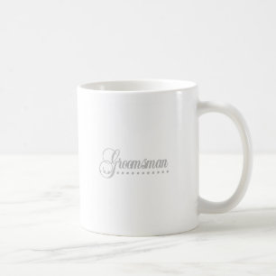 Mug Élégance de gris de Groomsman