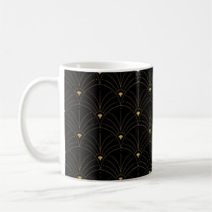 Mug Elégant Art nouveau motif sans couture. min Abstra