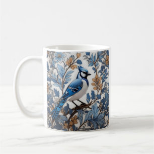 Mug Elégant Blue Jay William Morris inspiré
