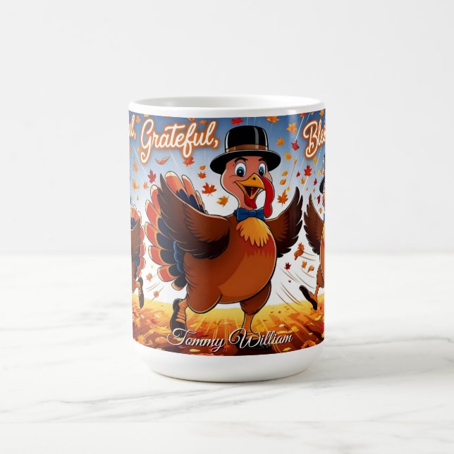 Mug Elégant Bon thanksgiving Turquie (Centre)