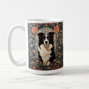 Mug Elégant Bordure Collie William Morris Inspiré