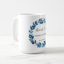 Élégant botanique floral de marguerite bleu marine