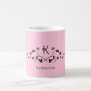 Mug Élégant camouflage rose pâle mignon