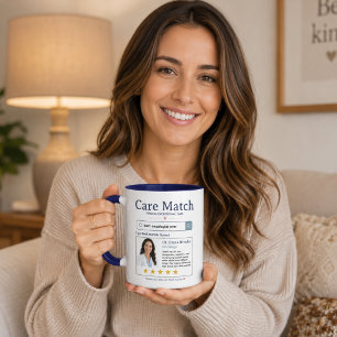 Mug Élégant Care Match Appréciation d'un Médecin d'Onc