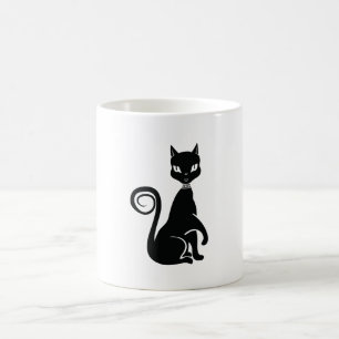 Mug Élégant chat noir