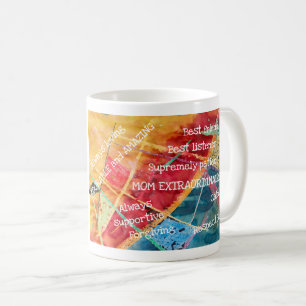 Mug Elegant Chic Maman Extraordinaire Mère Extraordina