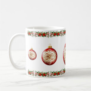 Mug Élégant classique botanique de jour férié ballon d