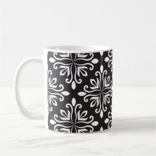 Mug Élégant Damas : Art déco floral