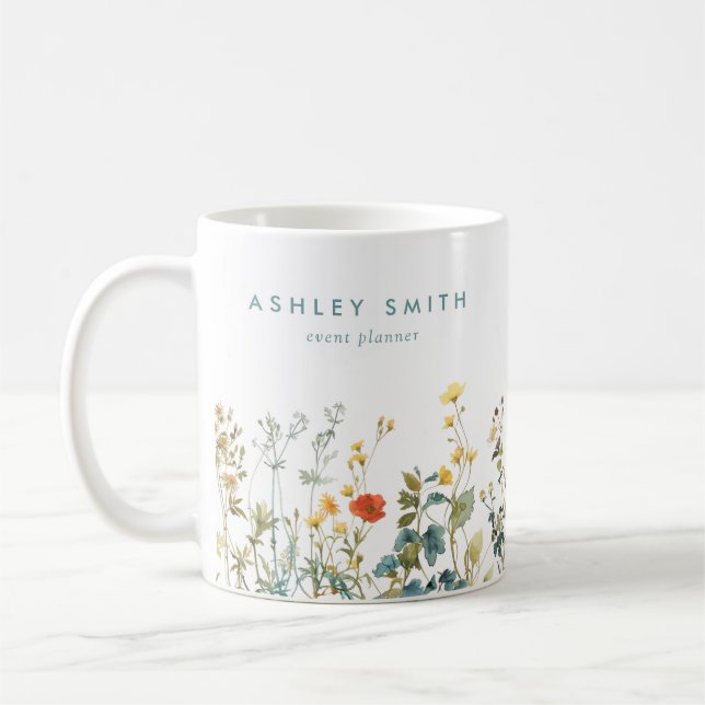 Mug Élégant domaine Fleur sauvage (Gauche)