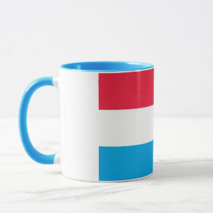 Mug Elégant drapeau luxembourgeois Vintage Couvert Cér