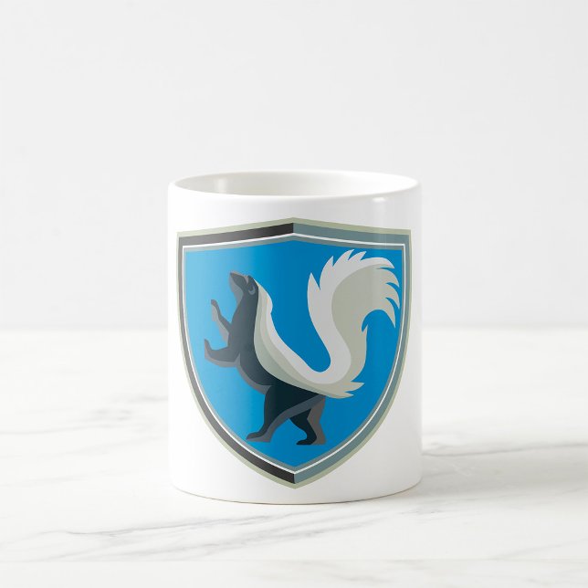 Mug Élégant Emblème Skunk Faune Inspiré Crest (Créateur téléchargé)