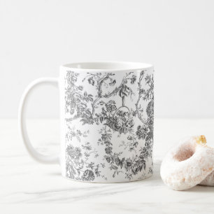 Mug Élégant Gris de Toile Vintage