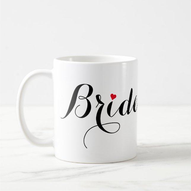 Mug Élégant mariage de la mariée enterrement de vie de (Gauche)