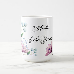 Mug Élégant Mariage Floral Soft Botanical Romance