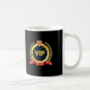 Mug Élégant médaillon d'or VIP