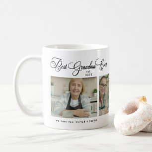 Mug Élégant Meilleure Grand-Mère Jamais 4 Collage Phot