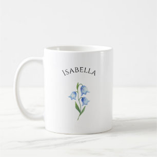 Mug Élégant Mignon Sophistiqué Nommé Romantique Floral