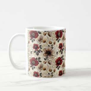 Mug Élégant Mignon Sophistiqué Rustique Romantique Flo