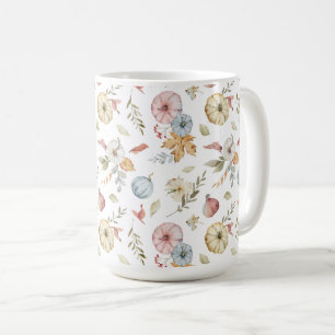 Mug Elégant Motif d'aquarelle d'automne