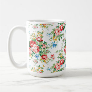 Mug Elégant motif floral avec élément de design Rose